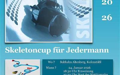 Skeletoncup für Jedermann 2026 - 24. 01. 2026